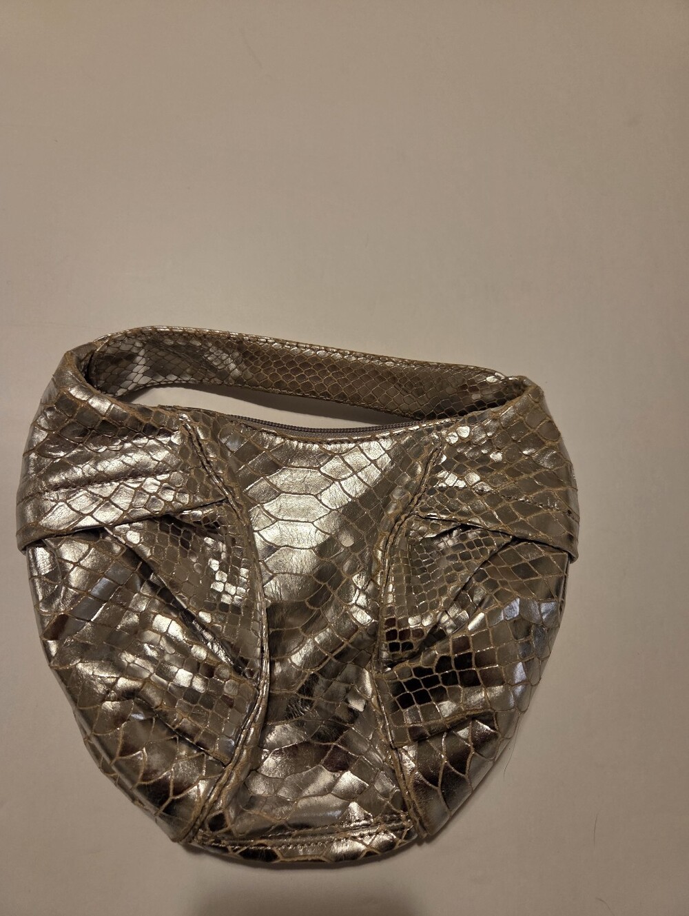 Donald J Pliner metallic mini bag